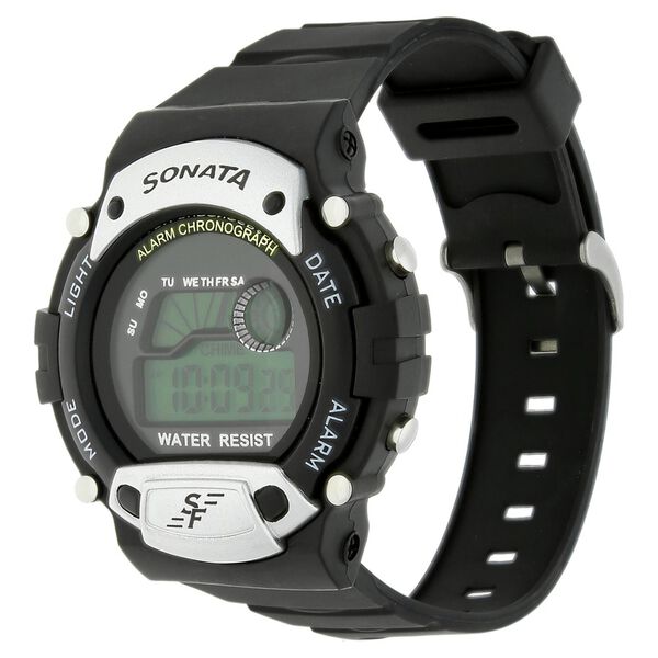SF Digital Dial Plastic Strap Watch for Men - image number 1