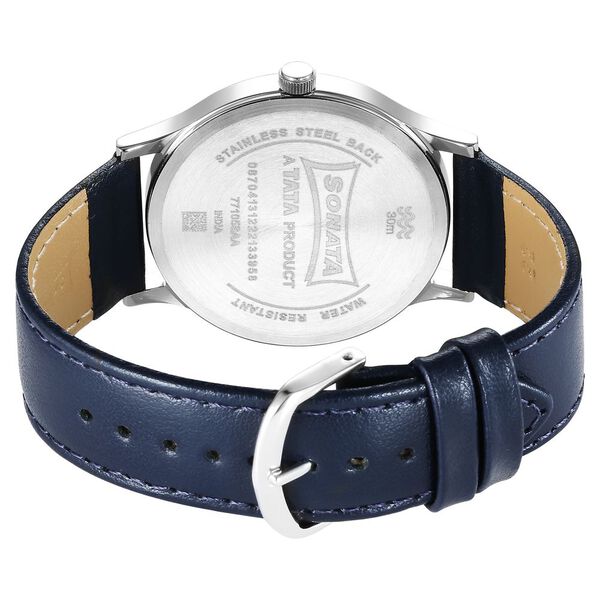 Sonata Quartz Analog Silver Dial Watch for Men - image number 3