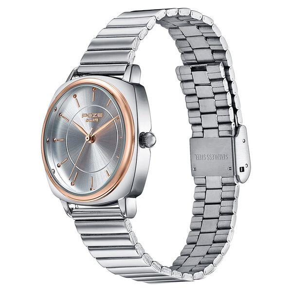 Sonata Poze Quartz Analog Silver Dial Silver Colour Stainless Steel Strap Watch For Women - image number 4