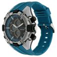 SF Quartz Analog Digital Black Dial Plastic Strap Watch for Men - image number 1