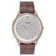 Poze by Sonata Quartz Analog White Dial Leather Strap Watch for Men - image number 0