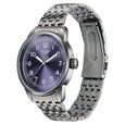 Poze By Sonata Quartz Analog Blue Dial Grey Stainless Steel Strap Watch For Men - image number 4