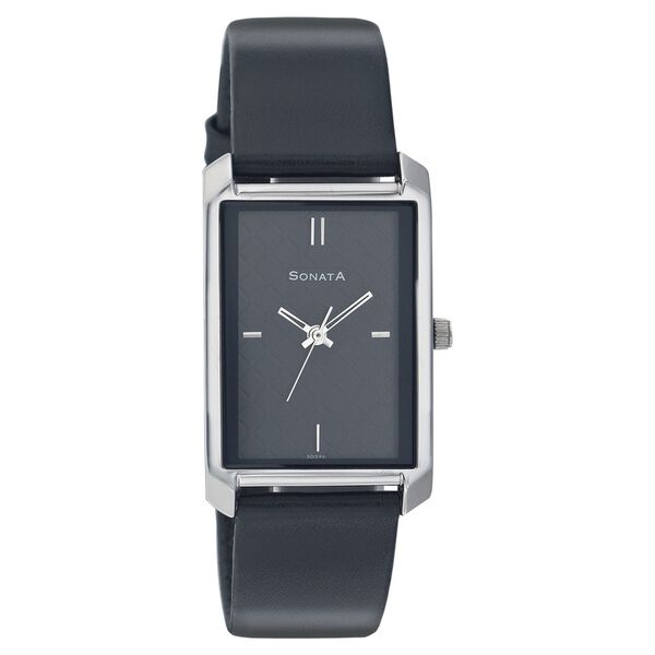 Sonata Quartz Analog Blue Dial Strap Watch for Men - image number 0