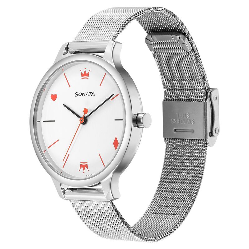 Sonata Play White Dial Watch for Women - image number 1