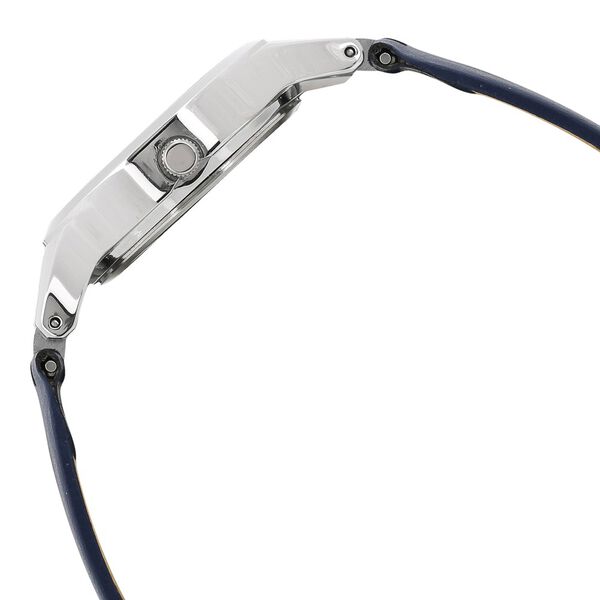 Sonata Steel Daisies Silver Dial Women Watch With Leather Strap - image number 2