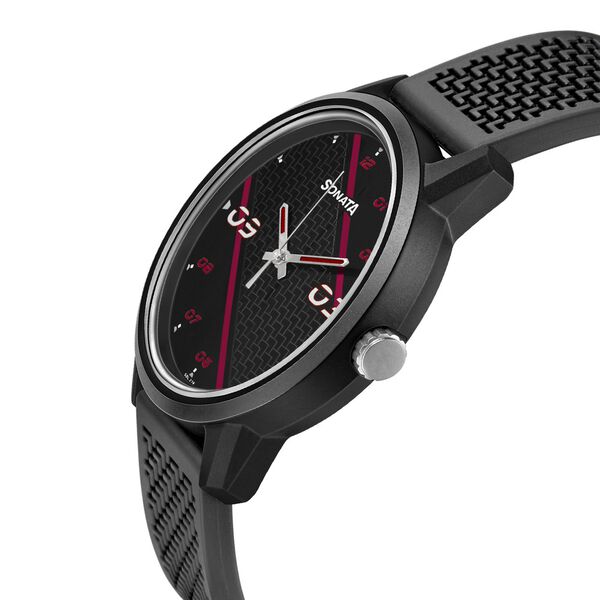 Sonata Quartz Analog PU Strap Watch for Men - image number 2