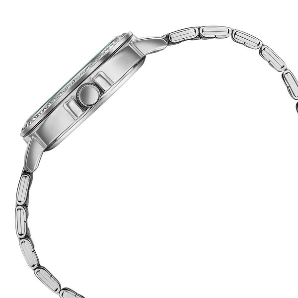 Sonata Festive Quartz Multifunction Silver Dial Silver Metal Strap Watch For Women - image number 4
