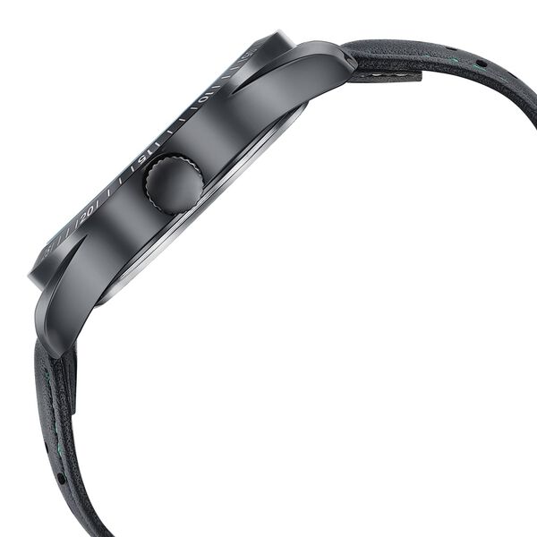 Sonata Poze Quartz Analog Black Dial Black Colour Leather Strap Watch For Men - image number 5