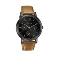 Sonata Multifunctions Blue Dial Women Watch With Leather Strap - image number 1