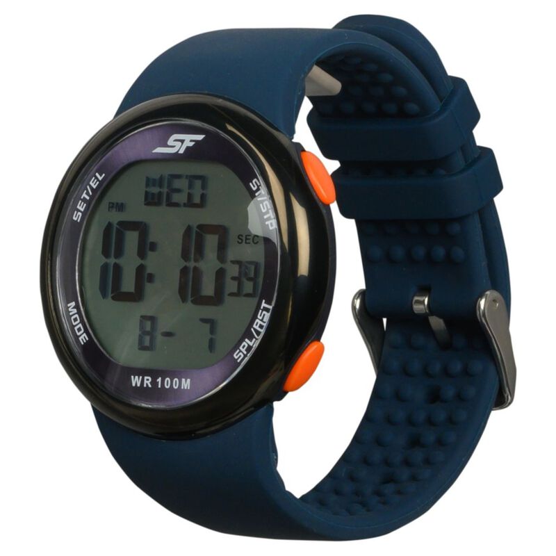 SF Digital Dial Silicone Strap Watch for Men