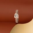 Poze By Sonata Quartz Analog Silver Dial Rose Gold Metal Strap Watch For Women - image number 0
