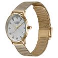 Sonata Poze Quartz Analog White Dial Metal Strap Watch For Women - image number 3