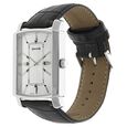 Sonata Quartz Analog Silver Dial Leather Strap Watch for Men - image number 1
