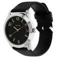 Sonata Quartz Analog Black Dial Leather Strap Watch for Men - image number 1