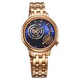 Sonata Unveil Quartz Analog Brown Dial Metal Strap Watch for Women