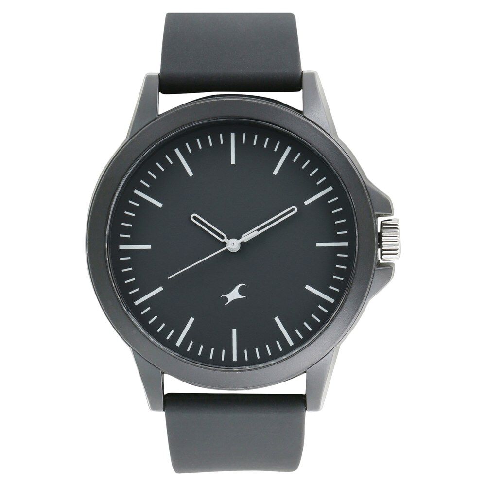 Fastrack watch black colour price 2025