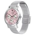 Sonata Multifunctions Pink Dial Women Watch With Metal Strap - image number 2