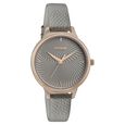 Poze by Sonata Quartz Analog Grey Dial Leather Strap Watch for Women - image number 1