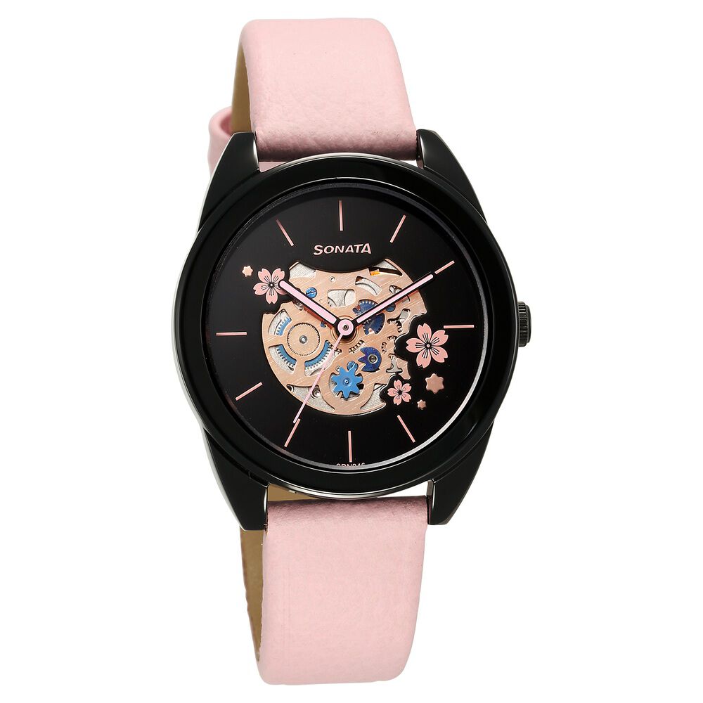 Pink and black watch deals