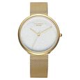 Poze by Sonata Quartz Analog Black Dial Stainless Steel Strap Watch for Women