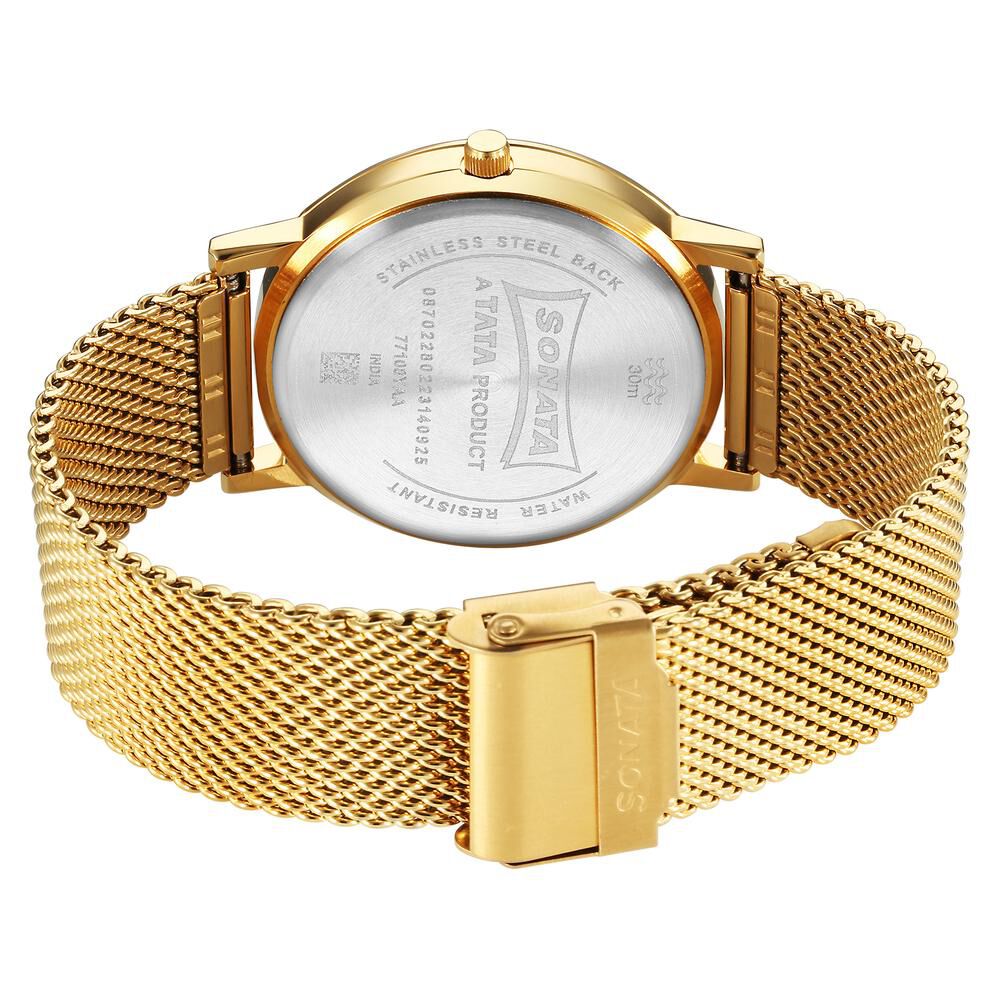 Man CD 「I DO ME」 Buy Online Sonata Utsav Quartz Analog Brown Dial Watch for Men