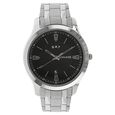 Sonata Quartz Analog Silver Dial Stainless Steel Strap Watch for Men