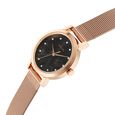 Sonata Quartz Analog Black Stainless Steel Strap for Women - image number 2