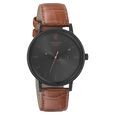 Sonata Quartz Analog with Date Black Dial Leather Strap Watch for Men - image number 0