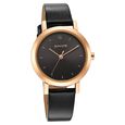 Sonata Ladies Essentials Black Dial Leather Strap Watch for Women - image number 0