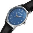 Sonata Eternia Quartz Analog Blue Dial Leather Strap Watch For Men - image number 2