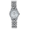 Poze Poze Quartz Analog White Dial Silver Metal Strap Watch For Women - image number 1
