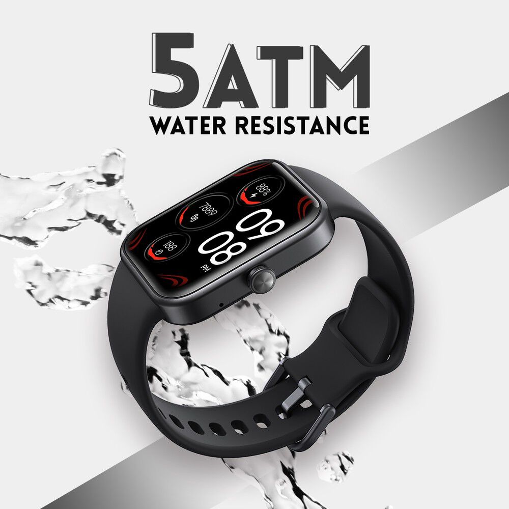 Fastrack reflex smartwatch black band top