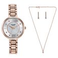 Sonata Poze Quartz Analog White Dial Metal Strap Watch For Women - image number 1