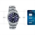 Sonata Poze Quartz Analog Blue Dial Silver Stainless Steel Strap Watch For Men - image number 3