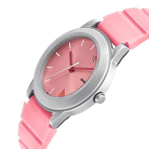 Sonata Play Pink Dial Women Watch With Plastic Strap - image number 2