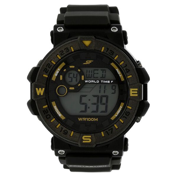 SF Digital Dial Plastic Strap Watch for Men - image number 0
