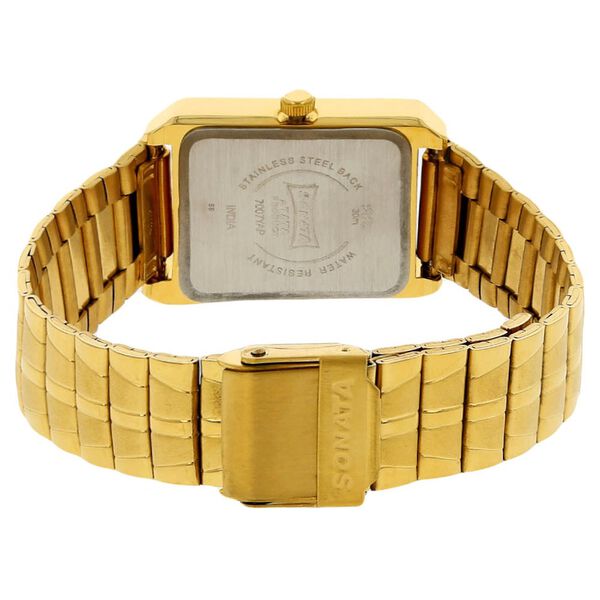 Sonata Quartz Analog Champagne Dial Stainless Steel Strap Watch for Men - image number 3