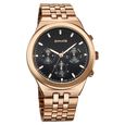 Sonata Eternia Quartz Multifunction Black Dial Metal Strap Watch For Men - image number 0
