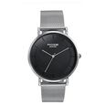 Sonata Poze Quartz Analog Black Dial Silver Mesh Strap Watch For Men - image number 1