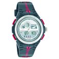 SF Quartz Analog Digital Silver Dial Plastic Strap Watch for Men - image number 0