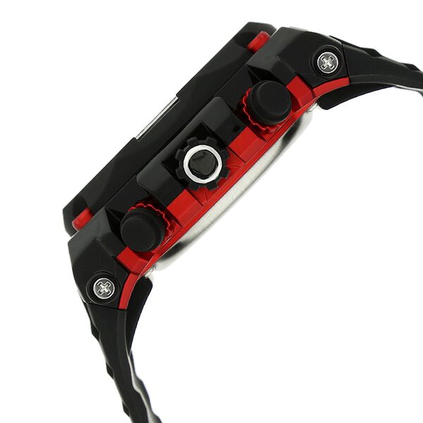 SF Quartz Digital Dial Plastic Strap Watch for Men - image number 2