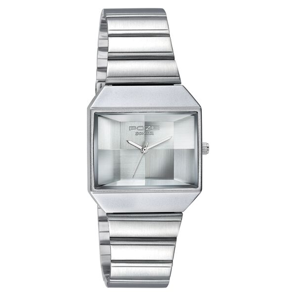 Poze By Sonata Quartz Analog Silver Dial Silver Stainless Steel Strap Watch - image number 2