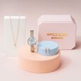Sonata Poze Quartz Analog White Dial Metal Strap Watch For Women - image number 0