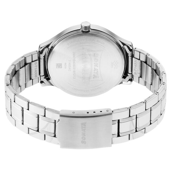 Sonata Unveil Quartz Analog Silver Dial Stainless Steel Strap Watch for Men - image number 3