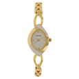 Sonata Quartz Analog Champagne Dial Metal Strap Watch for Women