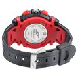 SF Quartz Analog Digital Black Dial PU Strap Watch for Men - image number 3