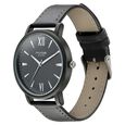 Sonata Poze Quartz Analog Black Dial Leather Strap Watch for Men - image number 3