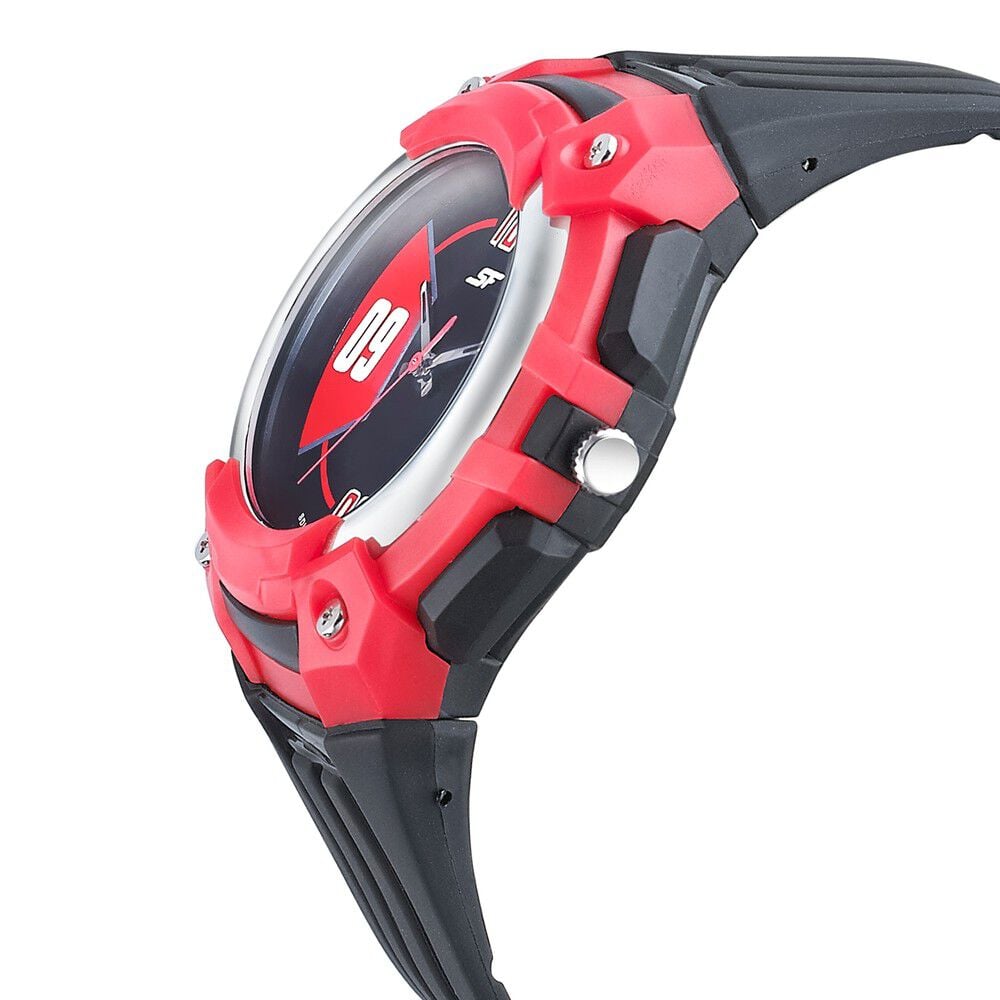 Buy Online SF Turbo Quartz Analog Black Dial PU Strap Watch for