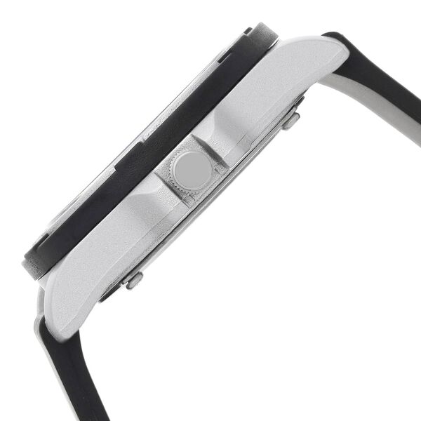 SF Quartz Analog Silver Dial Plastic Strap Watch for Men - image number 3