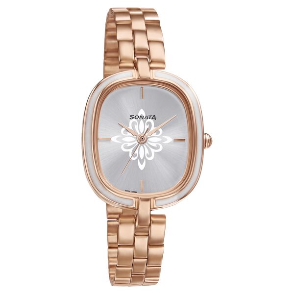 Sonata Wedding Silver Dial Women Watch With Stainless Steel Strap - image number 0